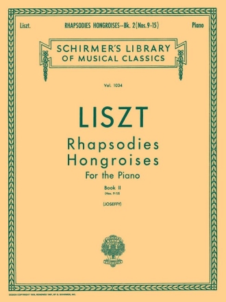 Rhapsodies Hongroises vol.2 (Nos.9-15) for piano