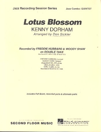 Lotus blossom: for jazz combo quintet score and parts