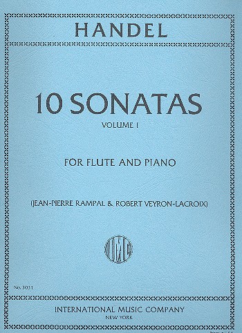 10 Sonatas vol.1 for flute and piano Rampal, Jean-Pierre, ed