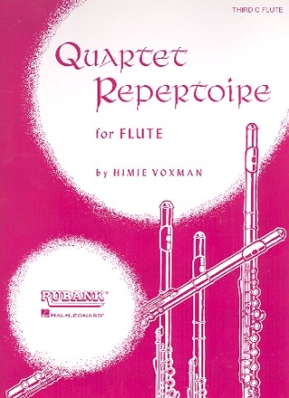 Quartet Repertoire for 4 flutes Flute 3