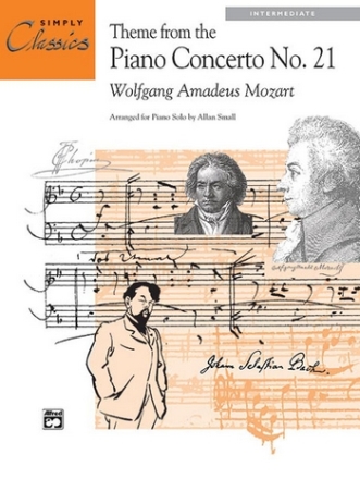 Theme from the piano concerto no.21 for piano solo, intermediate Small, Allan,  arr.