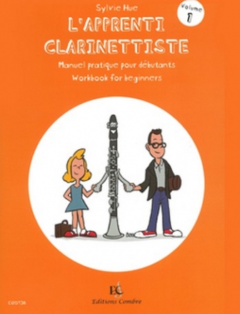 L'apprenti clarinettiste vol.1 manuel pratique pour debutants (fr/dt/en/jap)