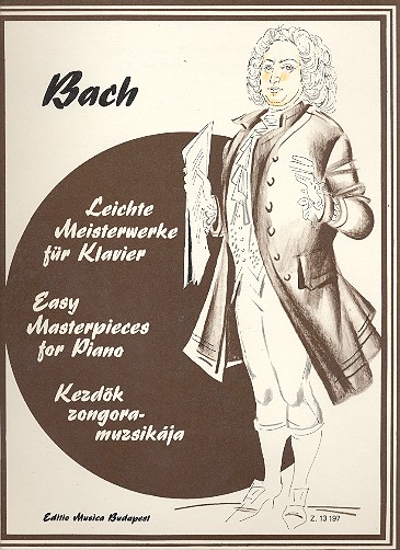 Bach Leichte Meisterstcke fr Klavier