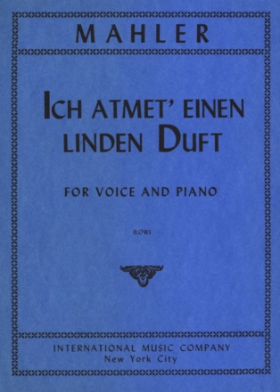 Ich atmet' einen linden Duft for low voice and piano