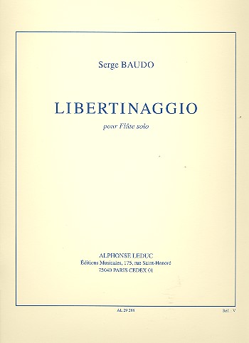 Libertinaggio pour flute solo