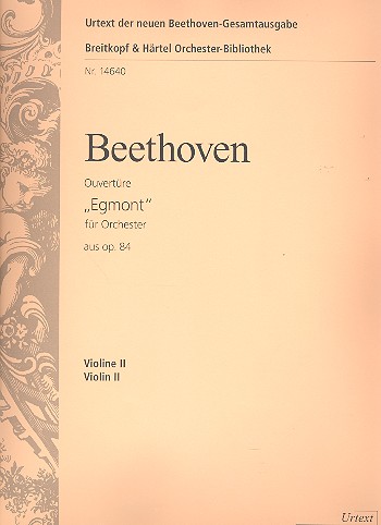 Egmont op.84 Ouvertre fr Orchester Violine 2