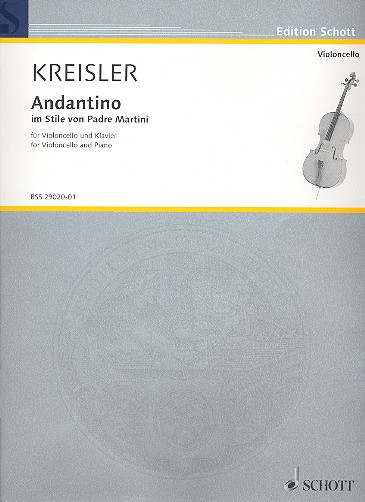 Andantino im Stile von Padre Martini fr Violoncello und Klavier