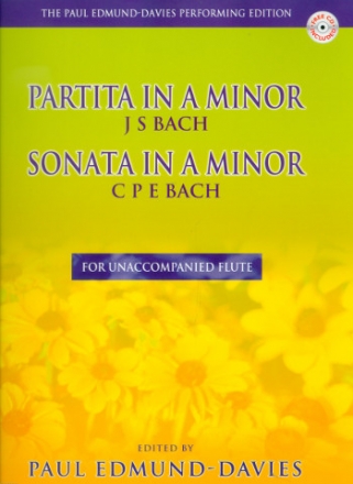 Partita a minor and sonata a minor (+CD) for unaccompanied flute Edmund Davies, Paul,  ed