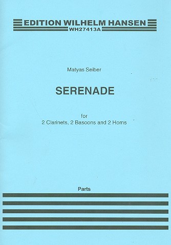 Serenade for 2 clarinets, 2 bassoons and 2 horns,  parts