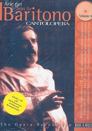 Arias for baritono vol.4 (+CD) Cantolopera