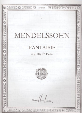 Fantaisie op.28 premire partie pour piano