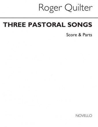 3 pastoral songs op.22 for high voice, violin, violoncello and piano, parts