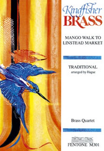 Mango Walk to Linstead Market for 2 trumpets, horn and trombone score and parts