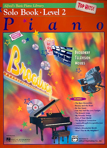 Basic Piano Library Level 2 Solo book Top hits