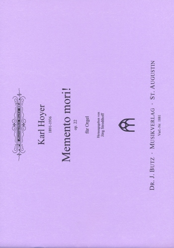 Memento mori op.22 for Orgel fr Orgel