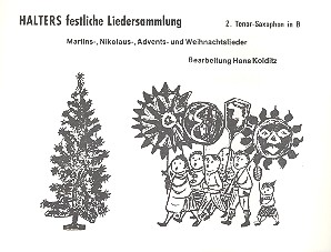 Halters festliche Liedersammlung fr Blasorchester Tenorsaxophon 2