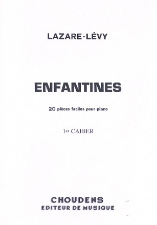 Enfantines vol.1 20 pices faciles pour piano