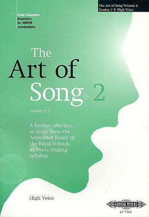 The Art of Song vol.2 for high voice and piano Grades 1-5 Repertoire for ABRSM examinations