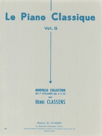 Le piano classique vol.G Vieux maitres tchques et Polonais pour piano