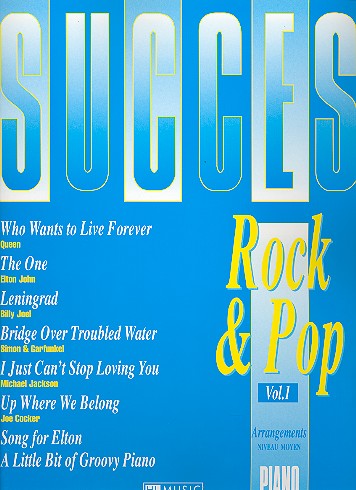 Succes Rock & Pop vol.1: arrangements pour piano niveau moyen