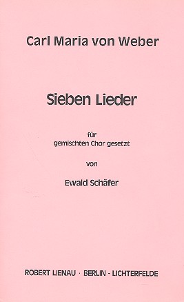 7 Lieder fr gem Chor a cappella Partitur