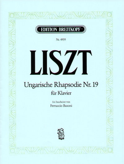 Ungarische Rhapsodie Nr.19 fr Klavier Busoni, Ferruccio, Bearb.