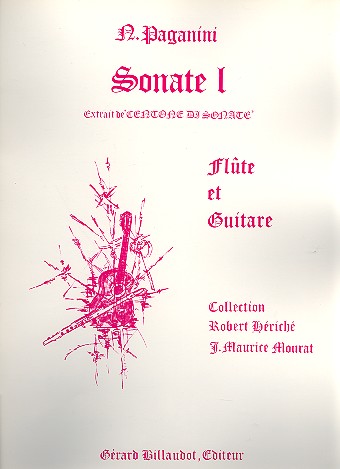 Sonate no.1 pour flute et guitare