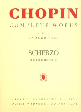 Scherzo B-Moll op.31 fr Klavier