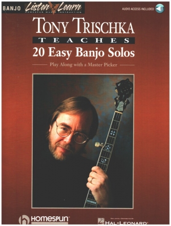 20 easy Banjo Solos (+Online Audio) Play along with a Master Picker