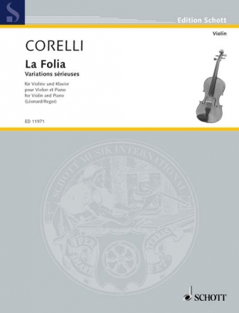 La Folia Variations srieuses pour violon et piano