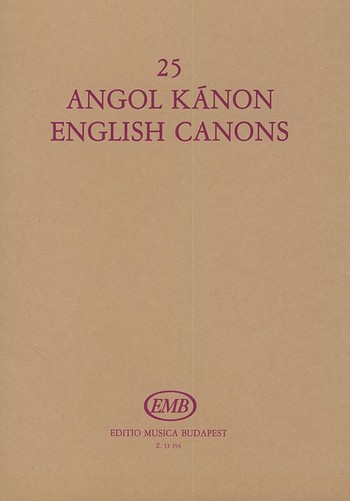 25 english canons  