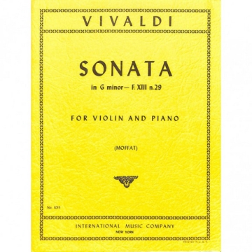 Sonata g minor F.XIII:29 for violin and piano