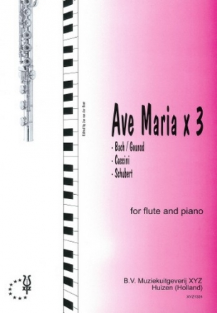 Ave Maria x 3 for flute and piano (Bach/Gounod, Caccini, Schubert)