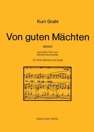 Von guten Mchten fr hohe Singstimme und Orgel