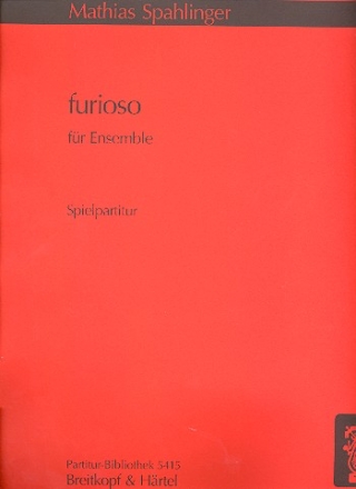 Furioso fr Orchester Studienpartitur