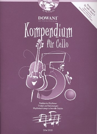 Kompendium Band 5 (+2CD's) fr Violoncello