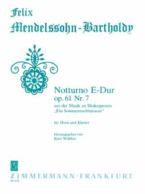 Notturno E-Dur op.61,7 fr Horn und Klavier