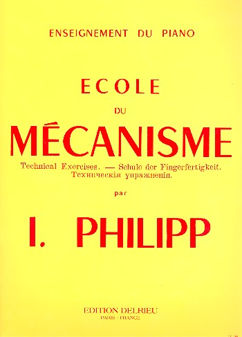 Ecole du mcanisme pour piano (fr/en/dt/rus) technical exercises