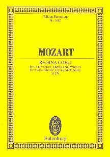 Recina coeli KV276 fr Soli, gem Chor und Orchester Studienpartitur