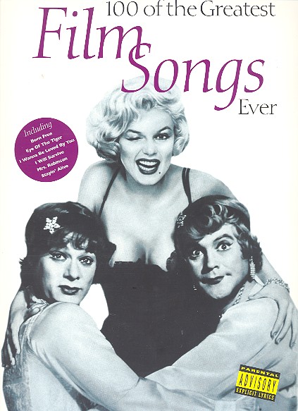 100 of the greatest film songs ever songbook for piano/voice/guitar