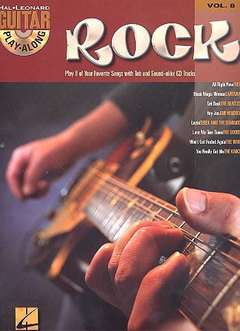 Guitar Playalong vol.8 (+CD): Rock, play 8 of your favorite songs with tablature, chord, notes