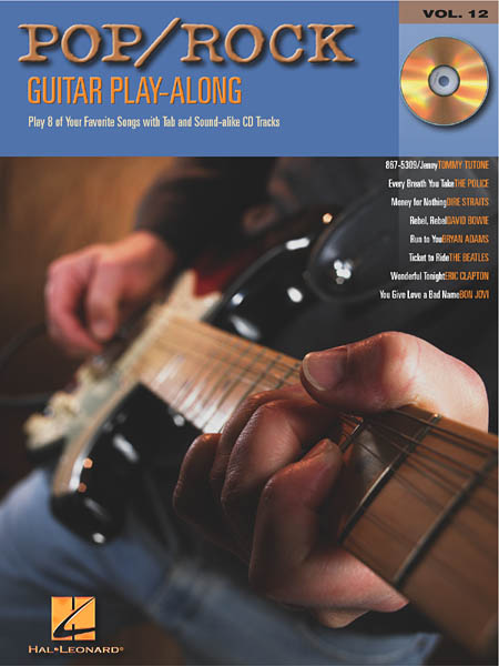 Guitar Playalong vol.12 (+CD): Rock/Pop, play 8 of your favorite songs with tablature, chords, notes