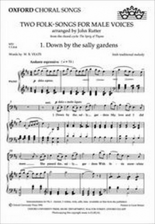 2 folk-songs for male chorus and piano score