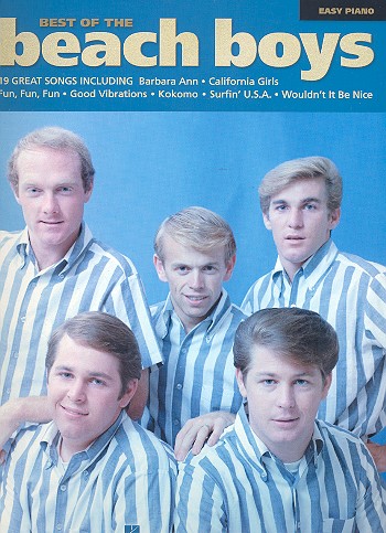 Best of Beach Boys:  19 great songs for easy piano (with text)