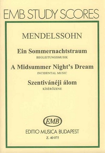 Ein Sommernachtstraum fr Orchester Studienpartitur