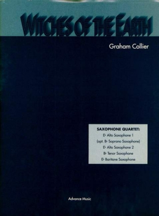 Witches of the earth fr Saxophonquartett Partitur+Stimmen