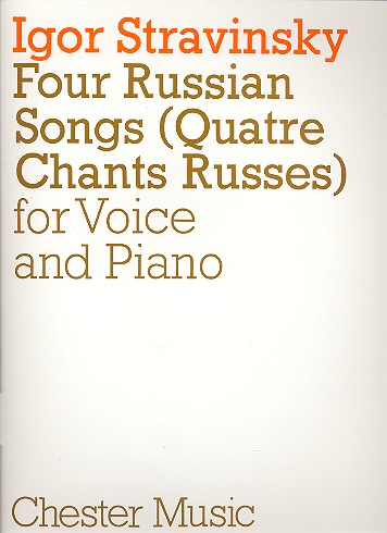 4 Russian songs for high voice and piano