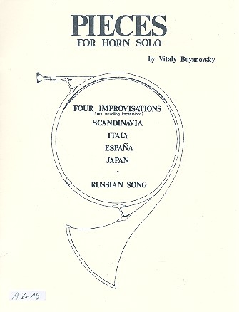 4 Improvisations (from travelling impressions) for horn