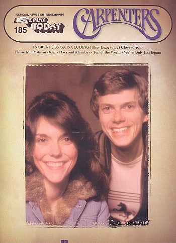 Carpenters 16 great songs for organs, pianos and keyboard