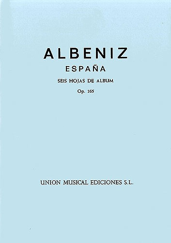 Espana op.165 6 pieces from the album for piano